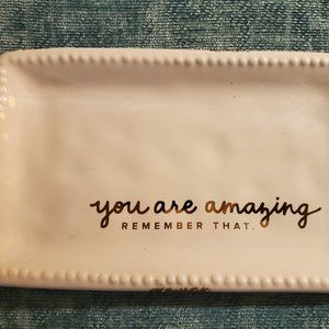 Inspirational accent plate